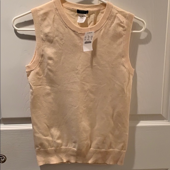 J Crew NWT sleeveless sweater - Picture 1 of 4